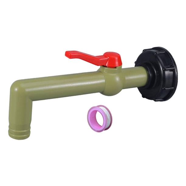 Accesorios de bolsa IBC, adaptador de bolsa IBC, adaptador de tanque de bolsa IBC, rosca gruesa para pestaña de agua de galón, válvula conectora de ma DN20