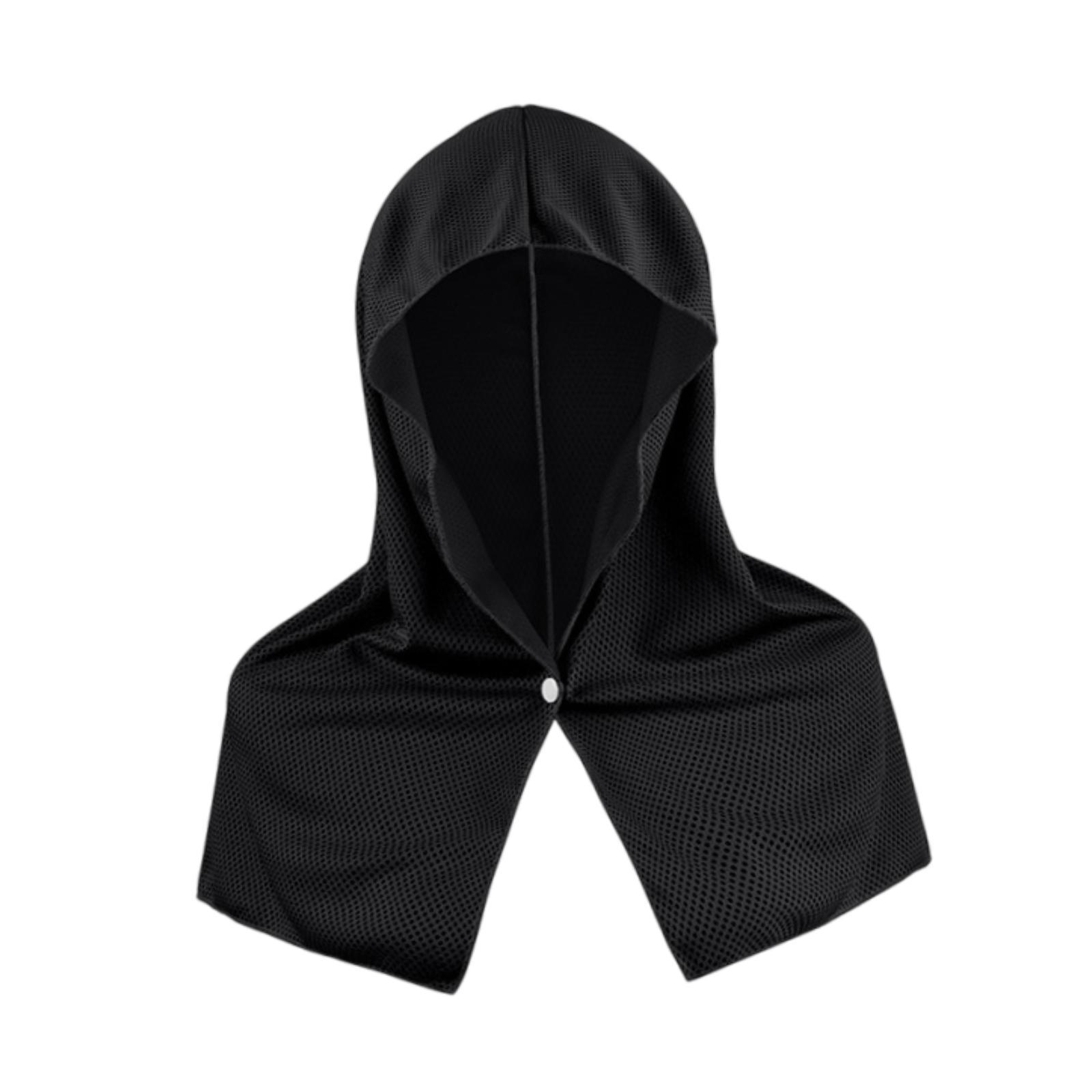Magideal - Toalla De Envoltura Para El Cuello Para Clima Cálido Con Característica De Enfriamiento De Hielo Para Actividades De Verano , Negro