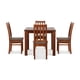 thumbnail image 4 of Comedor Ñuble Cuadrado 95X95 Cm Con 4 Sillas Caramelo-Chocolate, 4 of 13