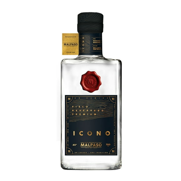 PISCO RESERVADO ICONO 40G 700CC MAL PASO