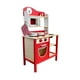 thumbnail image 2 of Cocina Infantil de Madera con Accesorios Roja, 2 of 6