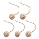 thumbnail image 1 of 5 Piezas De Juguetes Para Gatos, Pelota De Sisal, Autojuego Para Gatos Pequeños Y Medianos, Juguetes Para Gatos, 4,5 Cm, Blanco Y Marrón, 1 of 2