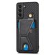 thumbnail image 4 of Funda Resistente para Samsung Galaxy S21 con Tarjetero y Soporte, Diseño Magnético Negro, 4 of 5