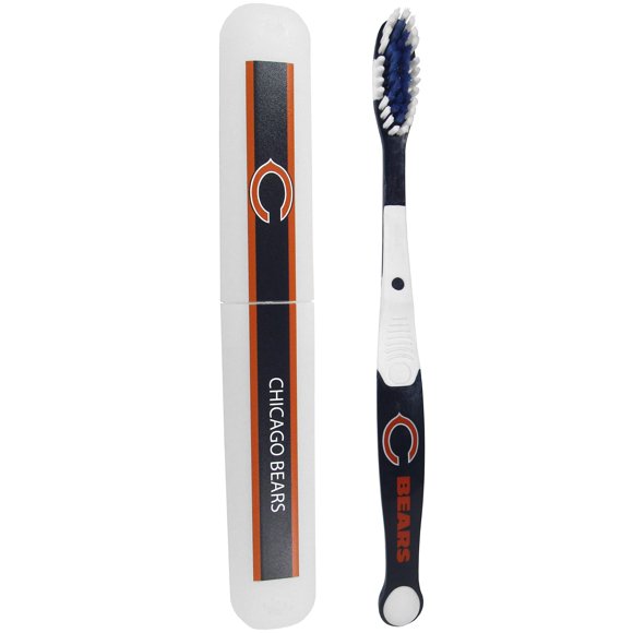 Set de Cepillo de Dientes Siskiyou Sports Chicago Bears con Estuche de Viaje