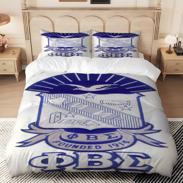 3pcs 1914 African Brotherhood Emblem and Regiment Digital Print Bedding Set