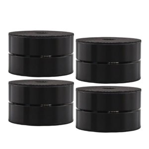 Magideal - Almohadilla Amortiguadora Para Altavoces, Almohadilla Aislante Para Los Pies Del , Soporte De Aislamiento, Almohadillas Para Altavoces, Soporte 4 Piezas Negro