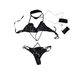 thumbnail image 4 of Lencería Erótica Mujer Sexy Eco Cuero Incluye Esposas, 4 of 6