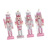 Magideal - 4 Piezas De Figuras De Cascanueces, Accesorios Fotográficos De Cascanueces Navideños, Decoración Navideña Para Diseño De Escenas, Recuerdos De Fiesta