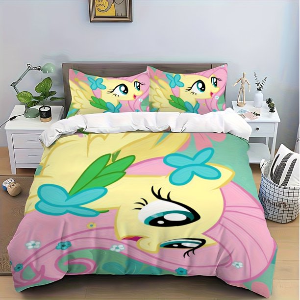 Cute Cartoon Magical Pony F-Fluttershys Hot Printed Pattern Suitable Suitable for Home Bedrooms Guest Rooms