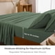 thumbnail image 4 of Juego de Ropa de Cama Mellanni Queen Suave y Fresca 4 Piezas Color Salvia, 4 of 6