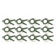 thumbnail image 1 of Clips De Soporte Para Plantas Clips De Flores Y Enredaderas Para Plantas Trepadoras Pepino Rosas Verde 12 Piezas, 1 of 5