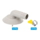 thumbnail image 3 of Conector de manguera de drenaje de aire acondicionado de 25 mm Uxcell, 4 piezas conector de drenaje universal con abrazadera, estilo blanco 4, 3 of 5