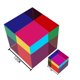 thumbnail image 5 of Cubo de Color ZhuoChiMall 10 cm CMY de Acrílico, 5 of 7