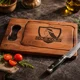 thumbnail image 2 of Tabla Cocina Parrilla Para Cortar Y Picar Roble Nativo 30x25 Diseño Futbol Colo colo, 2 of 4