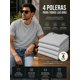 thumbnail image 2 of Pack 4 Poleras Basicas Cuello Redondo 100% Algodon 200g Gris L Lisa, 2 of 3