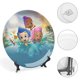thumbnail image 4 of Bubble Guppies Plato decorativo de porcelana fina (bone china), plato decorativo de cerámica para hogar, oficina, soporte de pared, platos decorativos para dormitorio - 6 pulgadas (15 cm), 4 of 6