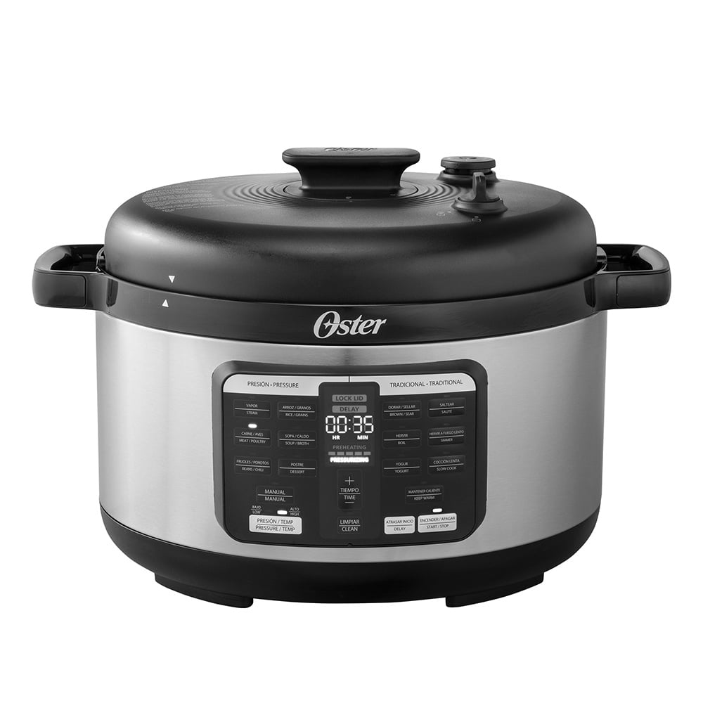 Oster - Olla Rápida Ovalada De 5.7l Con 15 Funciones Ckstpcecov57 Gris