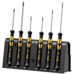 Wera - Set Destornilladores Anti-Estática Phillips / Paleta (6 Piezas + Bandeja)
