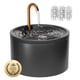 thumbnail image 1 of Fuente de agua para gatos MISFANS 2.1 L de cerámica con boquilla de cobre, 1 of 6