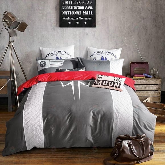 Dc Comics The Flash Queen Size Quilt Duvet Cover Set Double Doona Cover3-Piece Bedding Set