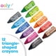 thumbnail image 2 of Crayons Ooly Jumbo Triangle para niños pequeños [juego de 12] de 1 a 3 años, 2 of 6
