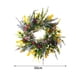 thumbnail image 2 of Coronas para puerta de entrada, corona de primavera para puerta de entrada exterior que da la bienvenida a las flores de verano, corona verde resistente a la intemperie para todo el año, decoración de, 2 of 5