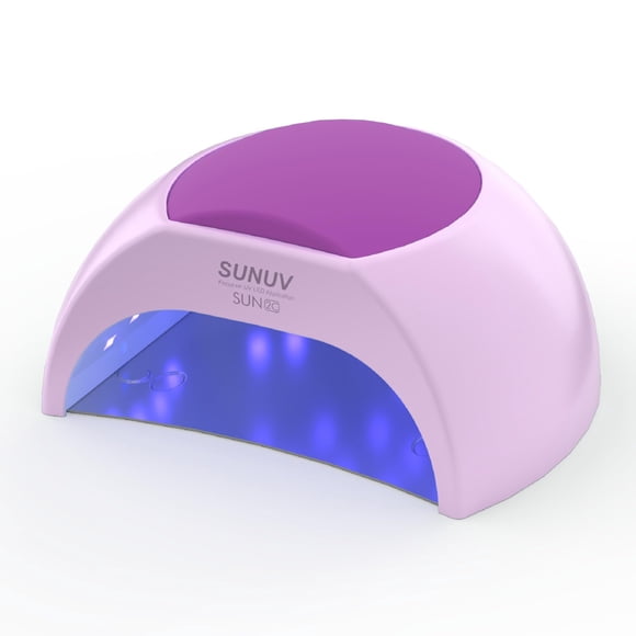 Secador de uñas SUNUV SUN2C UV LED 48W para esmalte en gel púrpura