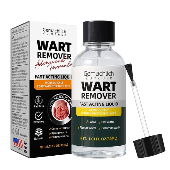 Removedor de verrugas Gemächlich Zu Hause con 17% de ácido salicílico, 30 ml