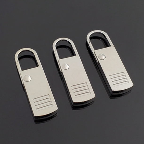 4 piezas de repuesto para tiradores de cremallera, extensiones para cremalleras de equipaje, etiquetas para cremalleras de mochila, manijas, reparación de maletas.