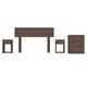 thumbnail image 3 of Combo Respaldo-Veladores-Cajonera Casal Café, 3 of 8