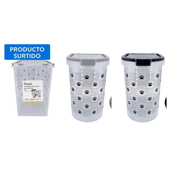 Contenedor comida de animales 20L plastico , producto surtido 1 un