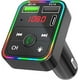 thumbnail image 1 of Adaptador Transmisor Bluetooth FM Radio Cargador TIPO C y USB Celular 2,1A Encendedor Cenicero Manos Libres Tipo C, 1 of 3