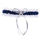 thumbnail image 1 of Liga Nupcial De La Boda Del Cordón Del Satén Con Los Accesorios Del Partido Del Lazo De La Cinta Azul Marino, 1 of 3