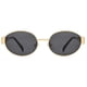 thumbnail image 3 of Anteojos de Sol Retro Ovalados DIMENSIP Dorados de Metal de Moda Unisex, 3 of 5