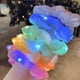 thumbnail image 2 of Glow in the Dark Ponytail Holders: Women's LED Luminous Scrunchies Hair Ties for Parties & Everyday Wear, 2 of 4