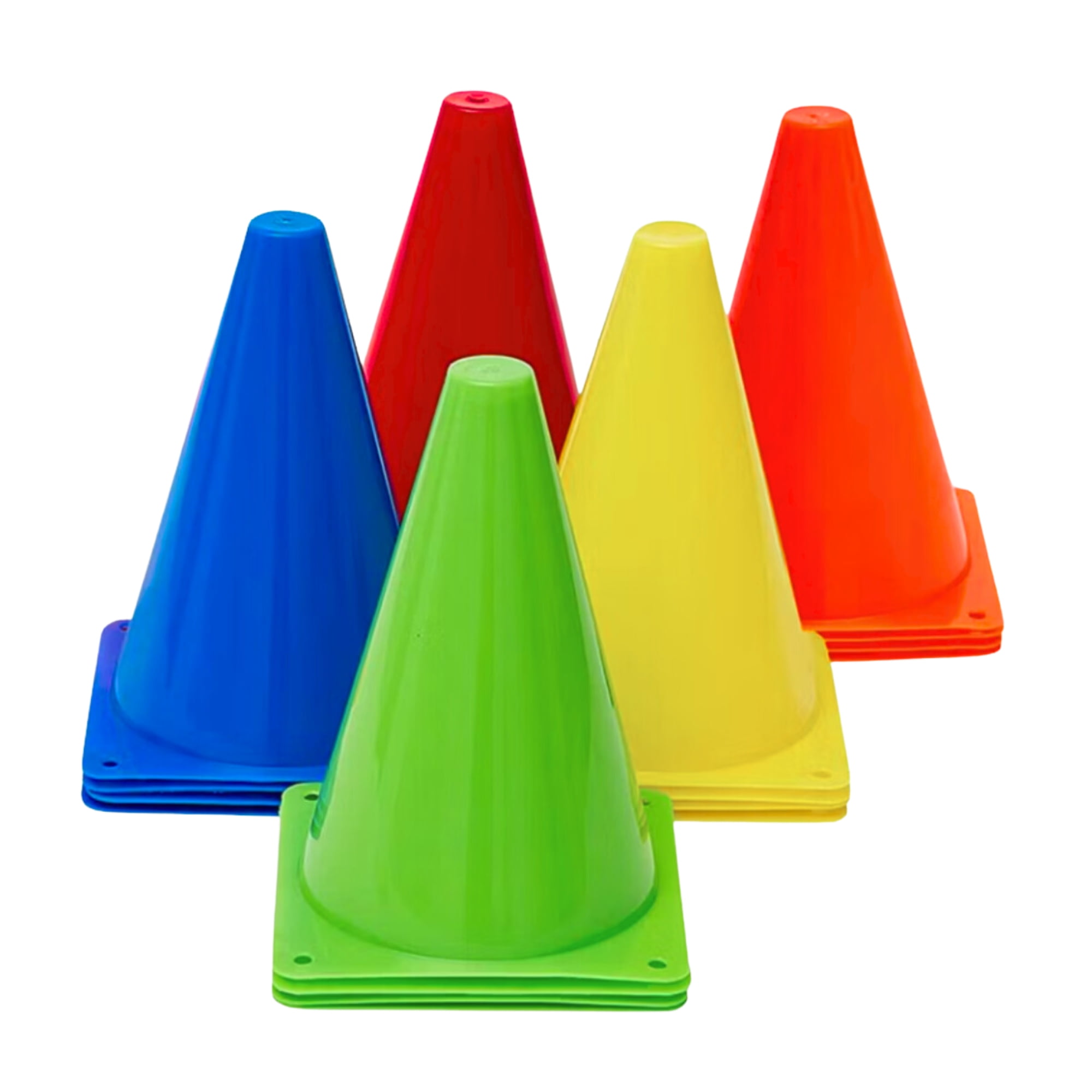 Linea Sport - Set 10 Conos De Entrenamiento 18 Cm Deporte Y Tráfico