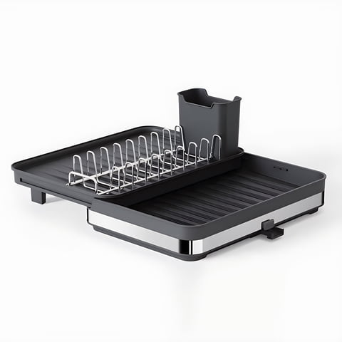 Woka - Secaplatos Escurridor Cocina Acero Inoxidable Plegable Loza