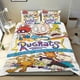 thumbnail image 1 of Rugrats Conjunto de sábanas temático, trío de piezas, cómodo y amigable con la piel, diseño único, regalo de decoración para el hogar para familiares, amigos y fans,140cm *210cm, 1 of 6