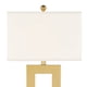 thumbnail image 3 of Lámpara de mesa 360 Lighting de 76 cm con acabado dorado moderno, 3 of 9