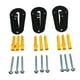 thumbnail image 1 of Anclajes De Entrenamiento Para Montaje En Pared, Hierro Para Correas De Peso Corporal, Bandas De Resistencia, 3 Uds., 1 of 3