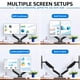 thumbnail image 2 of Soporte de doble monitor MOUNTUP con resorte de gas ajustable de 13 a 32 pulgadas, 2 of 7