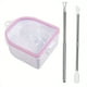 thumbnail image 1 of 3 In 1 Professional Nail Soaking Bowl, Soak Off Gel Polish Remover Bowl Manicure Bowl For Acrylic Nails With Cuticle Peeler And Pusher For Salon Home Nail Art, Universal For Both Hands (Pink), 1 of 2
