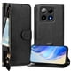 thumbnail image 5 of Funda Billetera Cremallera para Boost Summit 5G 2024 con Porta Tarjetas, Soporte y Correa Negro, 5 of 5