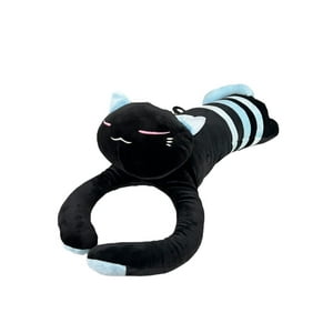 Oem - Peluche Almohada Alargado De Gato 75Cm Azul