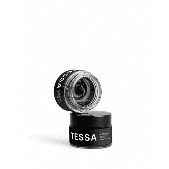 Tessa - Mascarilla Facial Detox Purificante Con Carbón Activado Y Arcilla - 30gr