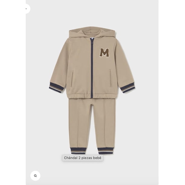 Sudadera y pantalón largo beige 4 Años