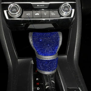 Veat00L - Fundas De Palanca De Cambios Para Automóviles, Con Diamantes Artificiales, Antideslizantes, Cómodos, Fundas De Freno De Mano, Interiores Para Automóviles, Duraderos