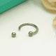 thumbnail image 4 of Piercing Septum 16g Titanio Astm F136 Aro Zirconia Punk, 4 of 6