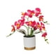 thumbnail image 1 of Plantas en macetas de flores artificiales, simulación de flores, decoración del hogar, bonsái, orquídea de imitación para boda, inauguración de la , Amaranto, 1 of 5