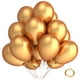 thumbnail image 1 of Globos de látex Bezente, color dorado metalizado, 30 cm, paquete de 100, 1 of 9